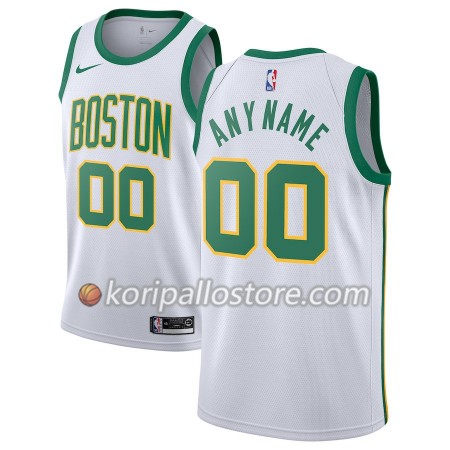 Boston Celtics Custom 2018-19 Nike City Edition Valkoinen Miesten Pelipaidat Swingman 